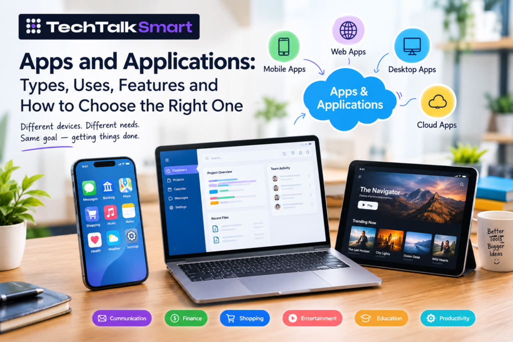 Apps and Applications: Types, Uses, Features and How to Choose the Right One 